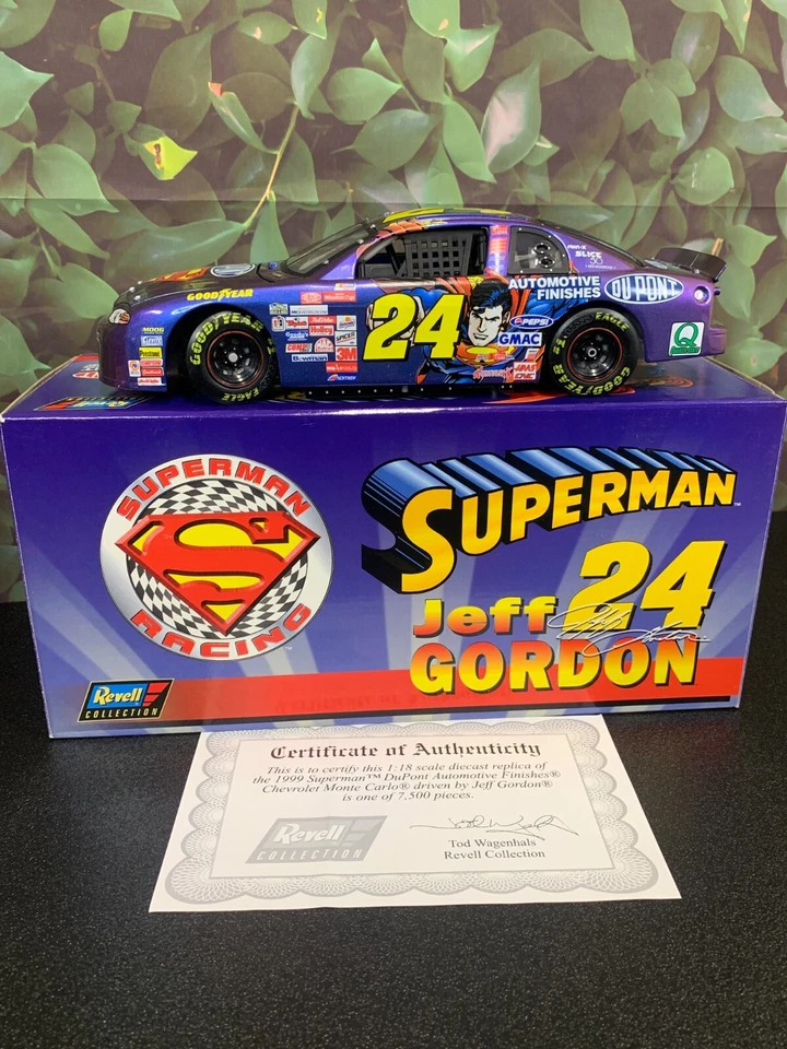 REVELL DIECAST JEFF GORDON #24 1999 SUPERMAN MONTE CARLO 1:18 - Image 1 of 4