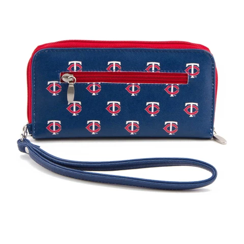 Women's Minnesota Twins Zip-Around Wristlet Wallet Cover