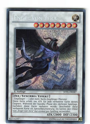 Yugioh ENGEL VON ZERA , jotl-de087 Secret Rare deutsch Near Mint 1. Auflage - Bild 1 von 2