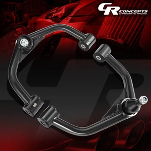 PAIR BLACK 2-4" TUBULAR FRONT UPPER CONTROL ARMS FOR 2011-2019 SILVERADO SIERRA - Picture 1 of 6