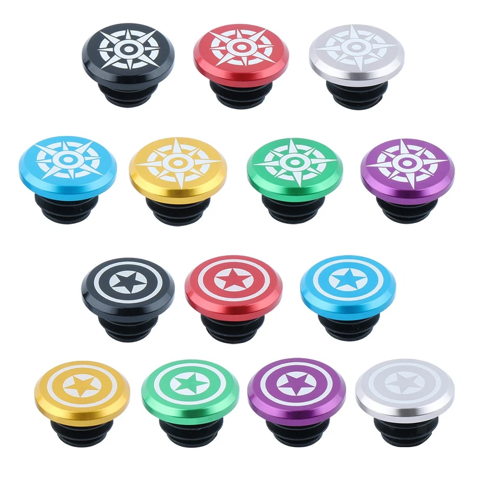 1 Stück Legierung Fahrrad Lenkerendstopfen Lenkerendkappe - Bild 1 von 1