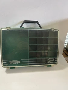 Vintage Plano Tacklebox "Boatbox" 2 Ebenen grün - Bild 1 von 12