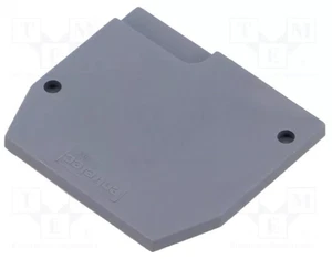 1SNA1183668R1600     FEM Series End Cover for Use with DIN Rail Terminal Blocks - Picture 1 of 1