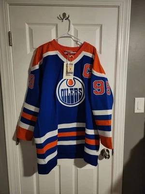 Camiseta deportiva auténtica Mitchell & Ness 86-87 Wayne Gretzky Edmonton Oilers talla 48 XL  Foto 1 de 4
