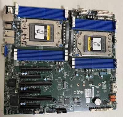 Supermicro H12DSI-N6 Dual CPU SP3 EPYC Server Motherboard – Powers On / No POST - Image 1 of 4