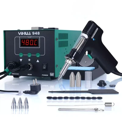 YIHUA 948 Digitale regelbare Entlötstation Vakuumpumpe Entlötpistol ESD-Sicher - Bild 1 von 4