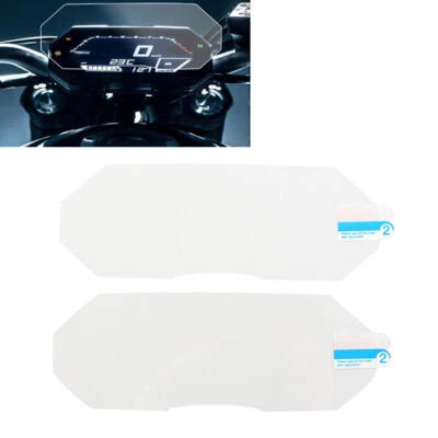 2 Pcs Speedometer Dashboard Screen Protector Film Cover For YAMAHA MT07 FZ-07 - Image 1 of 4