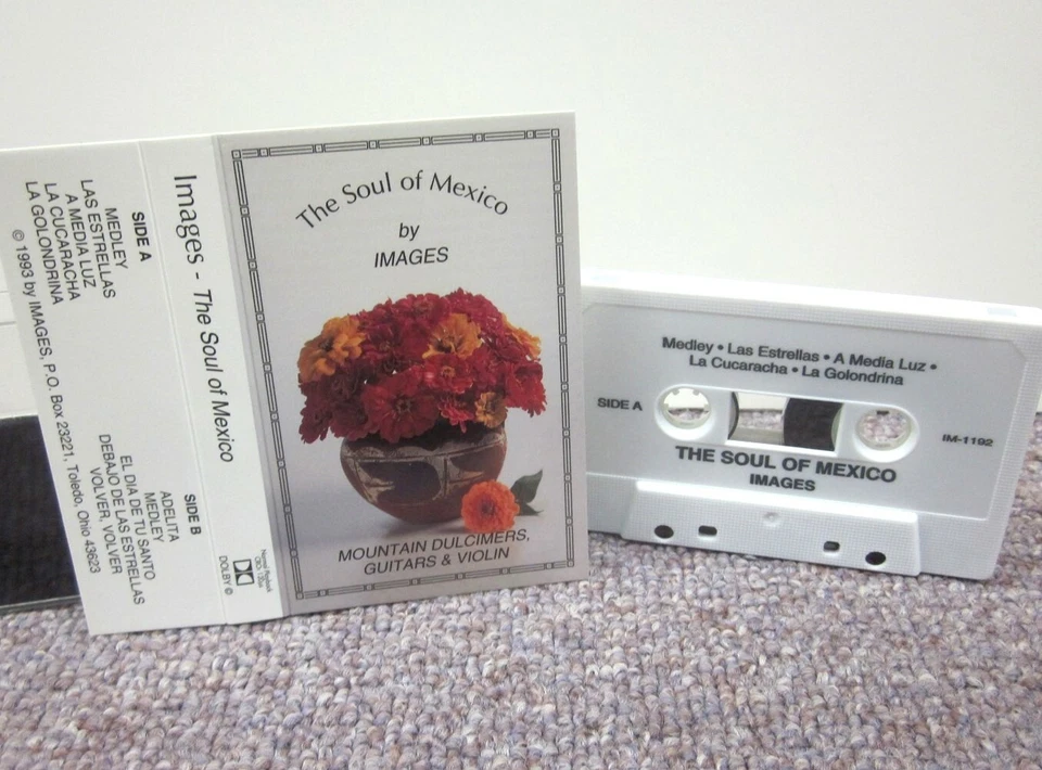IMAGES Soul of Mexico cassette tape Mountain Dulcimers 1993 violin Toledo - Image 1 of 1