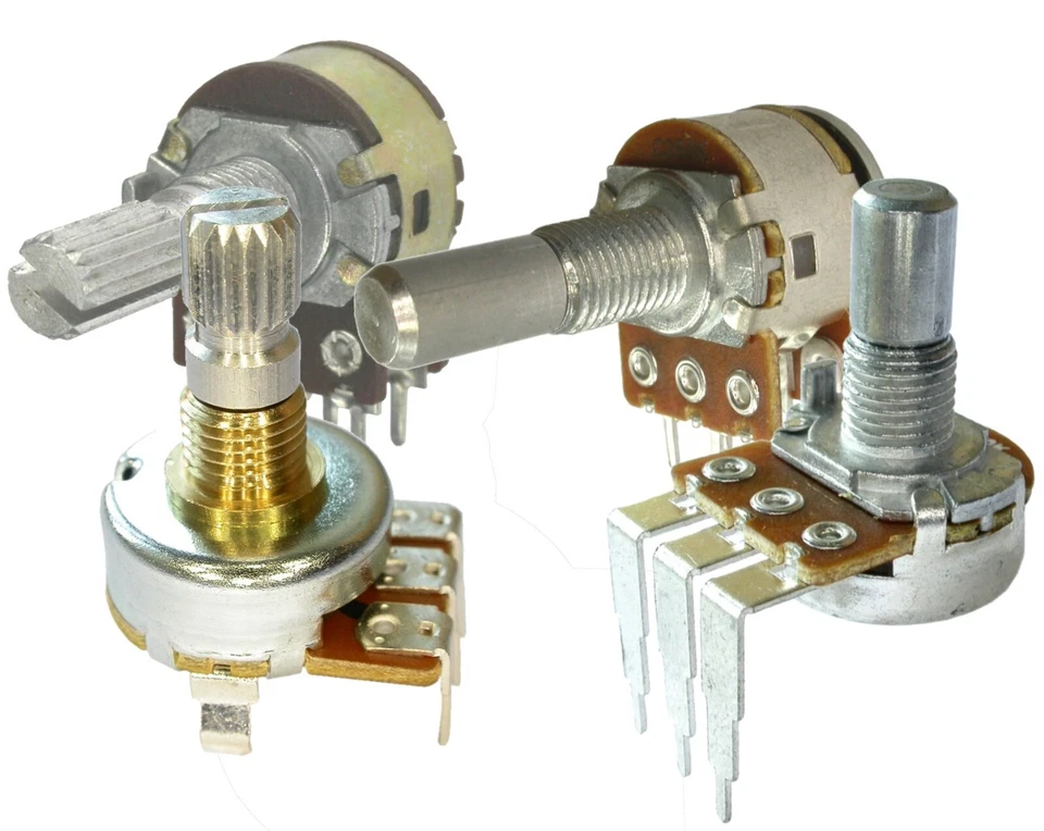 16mm Potentiometer mit Metallachse mit div. Achsen und Werten in Auswahlliste - Bild 1 von 1