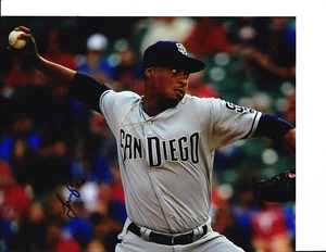 SAN DIEGO PADRES LUIS PERDOMO SIGNED PITCHING 8X10 - Picture 1 of 1