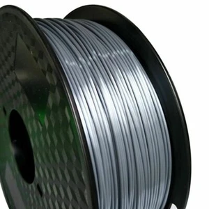 3D Printer PLA Filament 1.75mm 3D Printing material 2.2 LBS 1KG SILK Silver - Picture 1 of 3