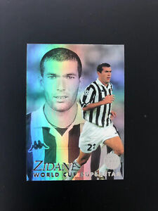 Merlin Serie A 99 Zinedine Zidane Refractor SP World Cup Superstar Juventus