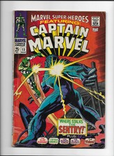 MARVEL SUPER-HEROES #13 [1968 VG+] 1ST CAROL DANVERS!
