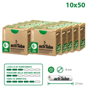 ActiTube Extra Slim Full Flavor 6mm - 10x50 - 500 pezzi - Afbeelding 1 van 1