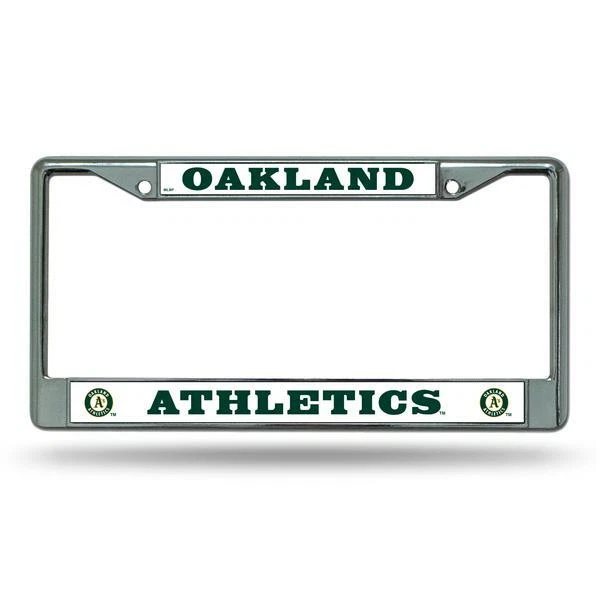 MLB Chrome License Plate Frame by Rico Industries -Select- Team Below - Image 1 of 1