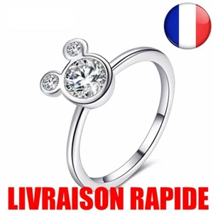 Bague Disney Mickey Minnie Femmes Fille Doigt Anneau Bijoux Idée Cadeau Souris - Imagen 1 de 1