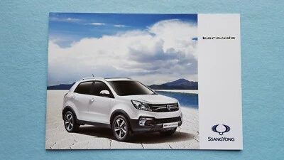 SsangYong Korando SE LE ELX car brochure sales catalogue 2019 MINT - Image 1 of 4