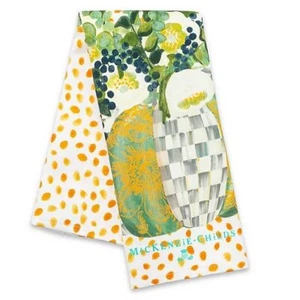 Brand New Mackenzie Childs Pumpkin Bouquet Dish Towel - Picture 1 of 2