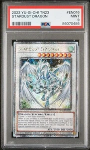 Yugioh - PSA 9 - Stardust Dragon - Quarter Century Rare - TN23-EN016 - Picture 1 of 2