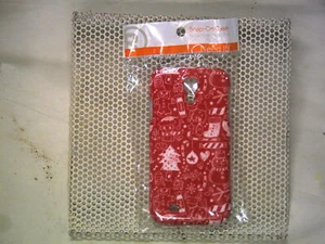 RadioShack Samsung Galaxy S4 Snap-on cell phone case - Holiday Red - Picture 1 of 2