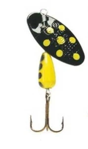 CUCCHIAINO ROTANTE PANTHER MARTIN 6 GR GIALLO NERO MODELLO SMALTATO CON PUNTI - Photo 1 sur 1