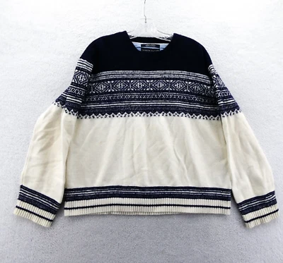 Tommy Hilfiger Sweater Womens XXL Blue White Long Sleeve Preppy Vintage Crew 2XL - Image 1 of 4