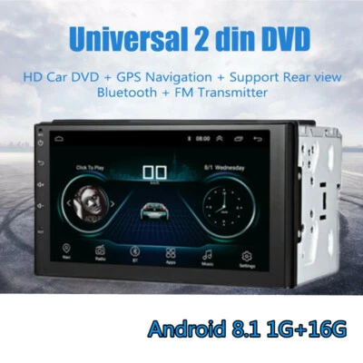 Cabezal Android Radio Doble Din Coche Estéreo 7"" Para Carplay Android Navegación GPS  Foto 1 de 4