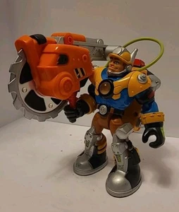 Rescue Heroes Power Max Jack Hammer Construction Hero Mattel 2001 - 78370 WORKS - Picture 1 of 12