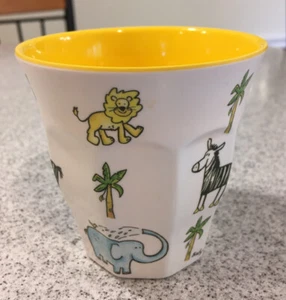 Baby Cie - Jungle Animals Melamine BPA-Free Dishwasher Safe Tumbler / Cup ~ VGUC - Picture 1 of 5