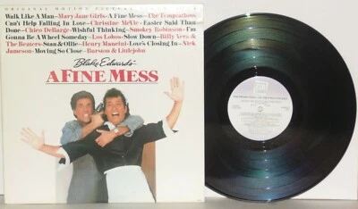 BLAKE EDWARDS A FINE MESS OST LP Promo VG+ 1986 Motown Vinyl 6180ML Soundtrack - Image 1 of 3