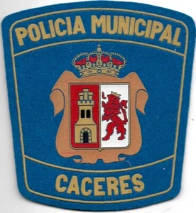 SPANIEN Cáceres Policia Municipal Police Patch Polizei Abzeichen Extremadura - Bild 1 von 10