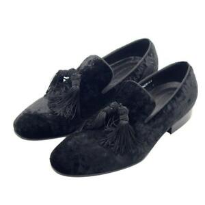 Men Business  Pump Loafers Slip On Black Breathable Tassels Formal man Shoes