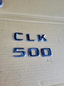 98 99 00 01 02 03 04 05 06 07 08 09 MERCEDES CLK500 REAR EMBLEM BADGE SYMBOL B30 - Picture 1 of 2