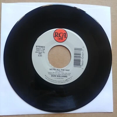 Виниловая пластинка RCA DON WILLIAMS Maybe That's All It Takes 45 7 дюймов кантри - Изображение 1 из 2