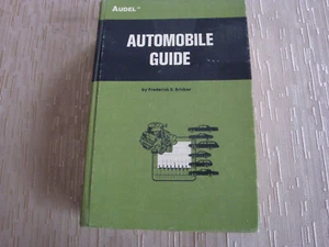 Vintage 1972 Audel AUTOMOTIVE GUIDE Illustrated Hardcover Handbook - Picture 1 of 10