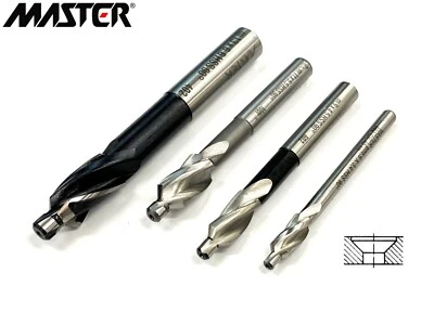 Frese per sede viti testa svasata M4 - 90° (Lamatori) in HSS marca MASTER - Immagine 1 di 2