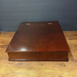 Vintage Lap Writing Desk Storage Box Office / Desk / Table Decor Organizer - Picture 1 of 16