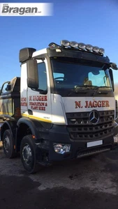 To Fit Mercedes Arocs Big Space Black Roof Light Bar + Jumbo Spots + Slim LEDs - Picture 1 of 6