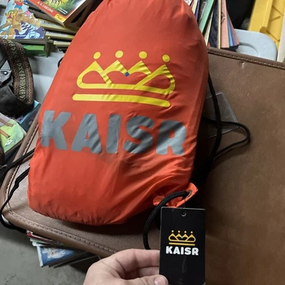 Kaisr совершенно новый с ярлыками оранжевый надувной шезлонг с сумкой KOOR01 кемпинг - Изображение 1 из 2