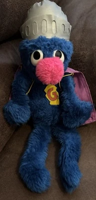 Vintage Knickerbocker Ritter Shining Armor Grover Sesamstraße St Plüschtier 70er - Bild 1 von 4