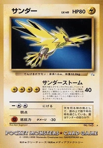POKEMON ZAPDOS Tropical Mega Battle phone card prize Photo Magnet 3"x5" - Picture 1 of 1