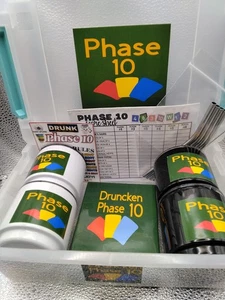 Drunken Phase 10    "Party Game for Adults " Card and Drink Game - Picture 1 of 2