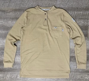 Tyndale Mastec FRMC Classic FR Henley Camicia Top Uomo M Cat 2 Resistente alle Fiamme - Foto 1 di 9