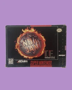 Nba Jam for Super Nintendo Snes NTSC Boxed with Manual CIB - Picture 1 of 5