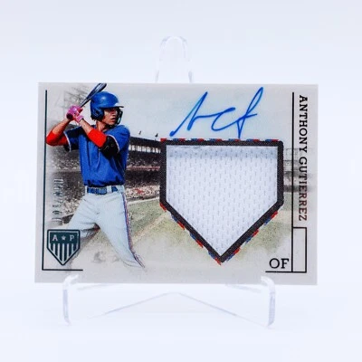 2023 Panini America’s Pastime Anthony Gutierrez Patch Auto /100 #PMS-AG - Image 1 of 2
