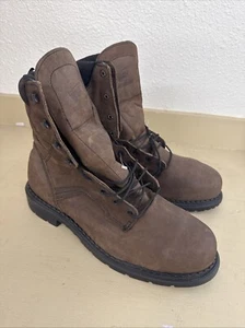 Red Wing Shoes Steel Toe Boots Waterproof ASTM F2413-18 Men's Sz 15 Brown - Picture 1 of 6