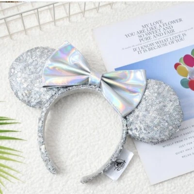 Diadema DisneyParks Edición Cenicienta Espejo Mágico Plata Orejas de Minnie US POST Foto 1 de 4
