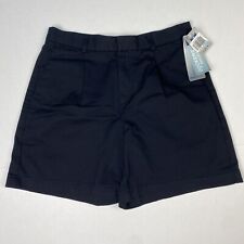 Dockers Women’s Size 8 Shorts Black Chino New Tags ColorBond Casual Cotton