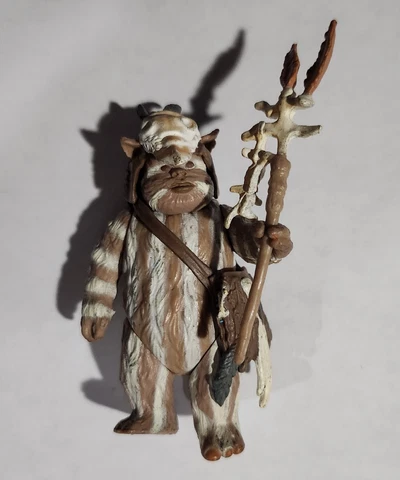 Star Wars POTF2 Logray Ewok Complete Kenner 1998 Figure Loose Cover