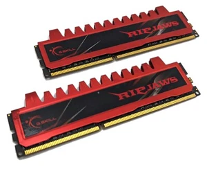 G.Skill Ripjaws 8GB Kit (2x4GB) DDR3-1600 PC3-12800 DIMM RAM F3-12800CL9D-8GBRL - Picture 1 of 5